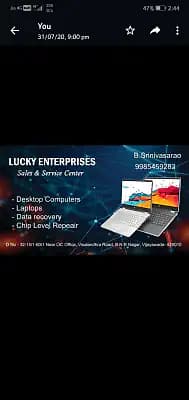 All Type of Laptop, Desktops Repair and spares