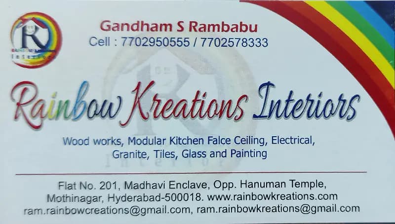 Home Interiors. Wood works, modular kitchen , False ceiling, Electrical, and Granite tiles