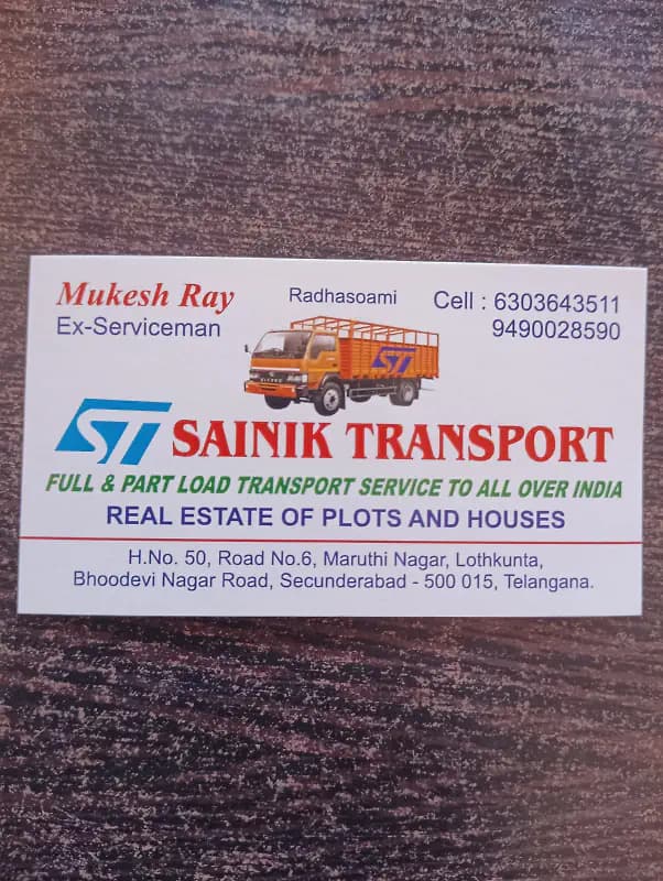 sainik transport packers and movers