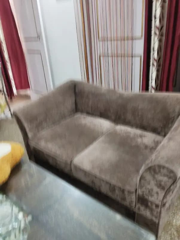 sofa 3 and 2 seater valvet