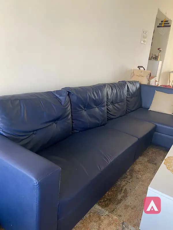 New 7 seater L shape sofa with centre table and all cushions