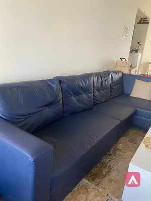 New 7 seater L shape sofa with centre table and all cushions