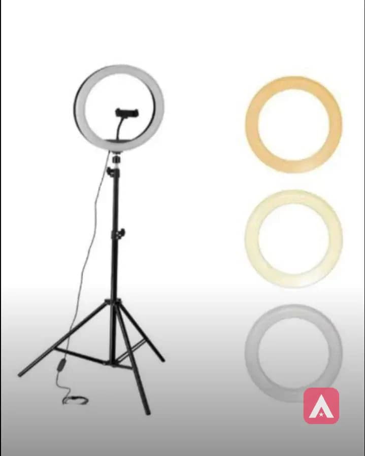 ring light with tripod stand
