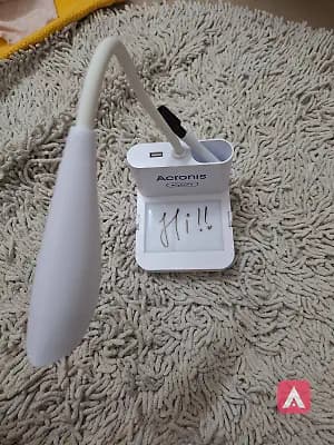 White Study Lamp with a white board inbuilt
