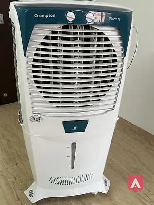 Crompton Ozone 75 Litres Desert Air Cooler (4 Way Air Deflection, ACGC-DAC751, White and Teal)