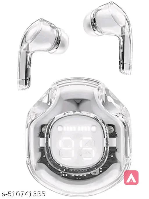 Wireless White Earbuds Earphones Bluetooth 5.3 | ENC Noise Cancellation, Deep Bass, Touch Control, Gaming Mode, Fast Charging, Long Battery LifeName:
