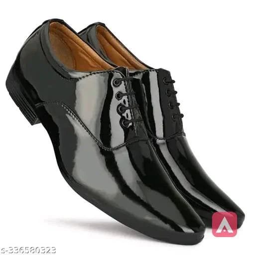 Men's patent Leather lace- up formal shoes | formal shoes for men | men's formal shoes | trendy formal shoes | brown formal shoes | office purpose