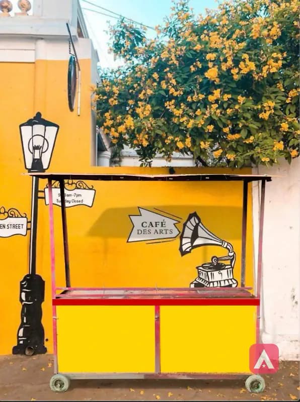 Strong Iron Food/Tea Stall for Sale – Good Condition