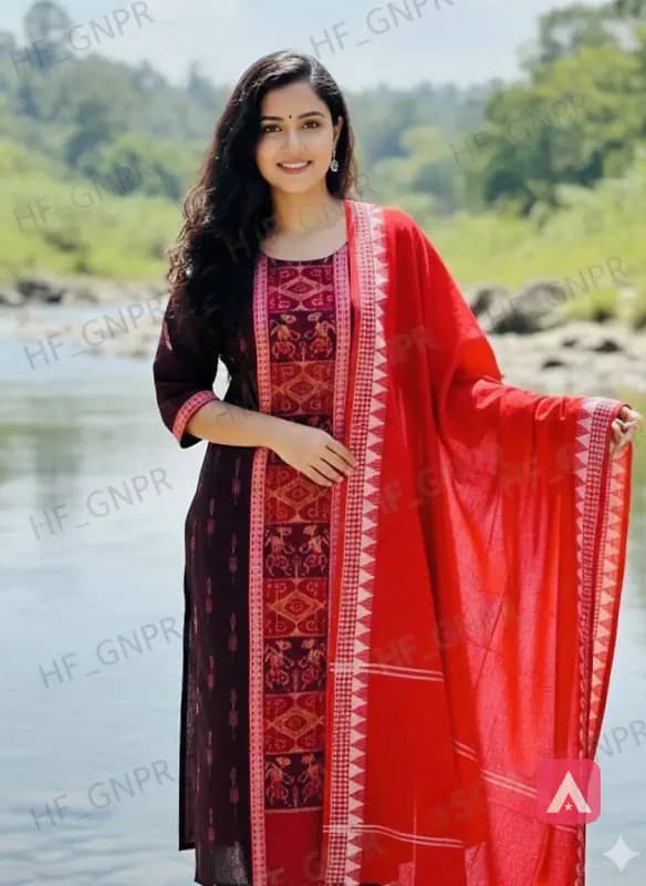 kurti with dupatta extra size upto xxL