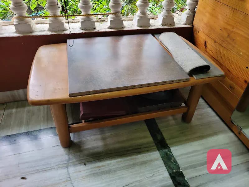 Premium Solid Wood Sofa Set with Coffee Table – Excellent Condition