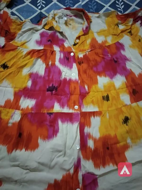 floral mini gown