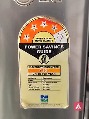 LG Double Door Freez steel (Payment mode cash)