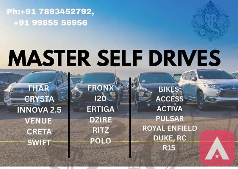 ALL NEW MODELS AVAILABLE FOR SELF DRIVE