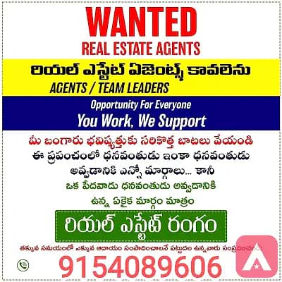 Real estate agents and marketing executive