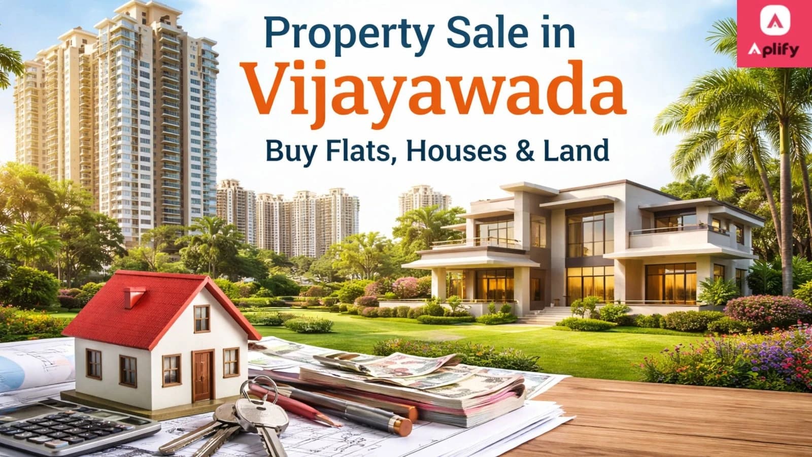Property sale in Vijayawada showing modern apartments, houses, and residential areas for buyers looking to buy flats in Vijayawada