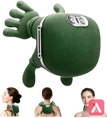 Wengonvila Neck & Shoulder Pain Relief Electric Massager with Heating and Vibration