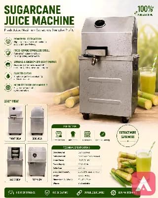 Sugarcane Juice Machine
