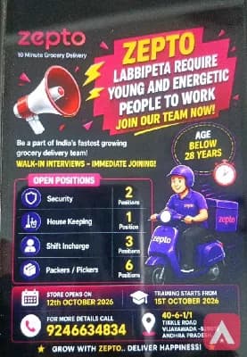 SHIFT INCHARGE/PACKERS/PICKERS