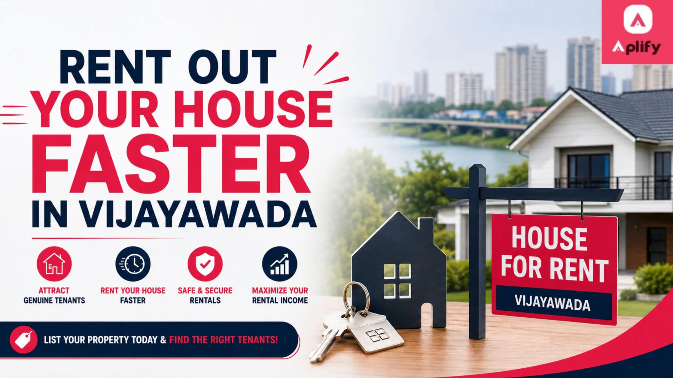 How to Rent Out Your House Faster in Vijayawada – List your rental property online and find genuine tenants quickly