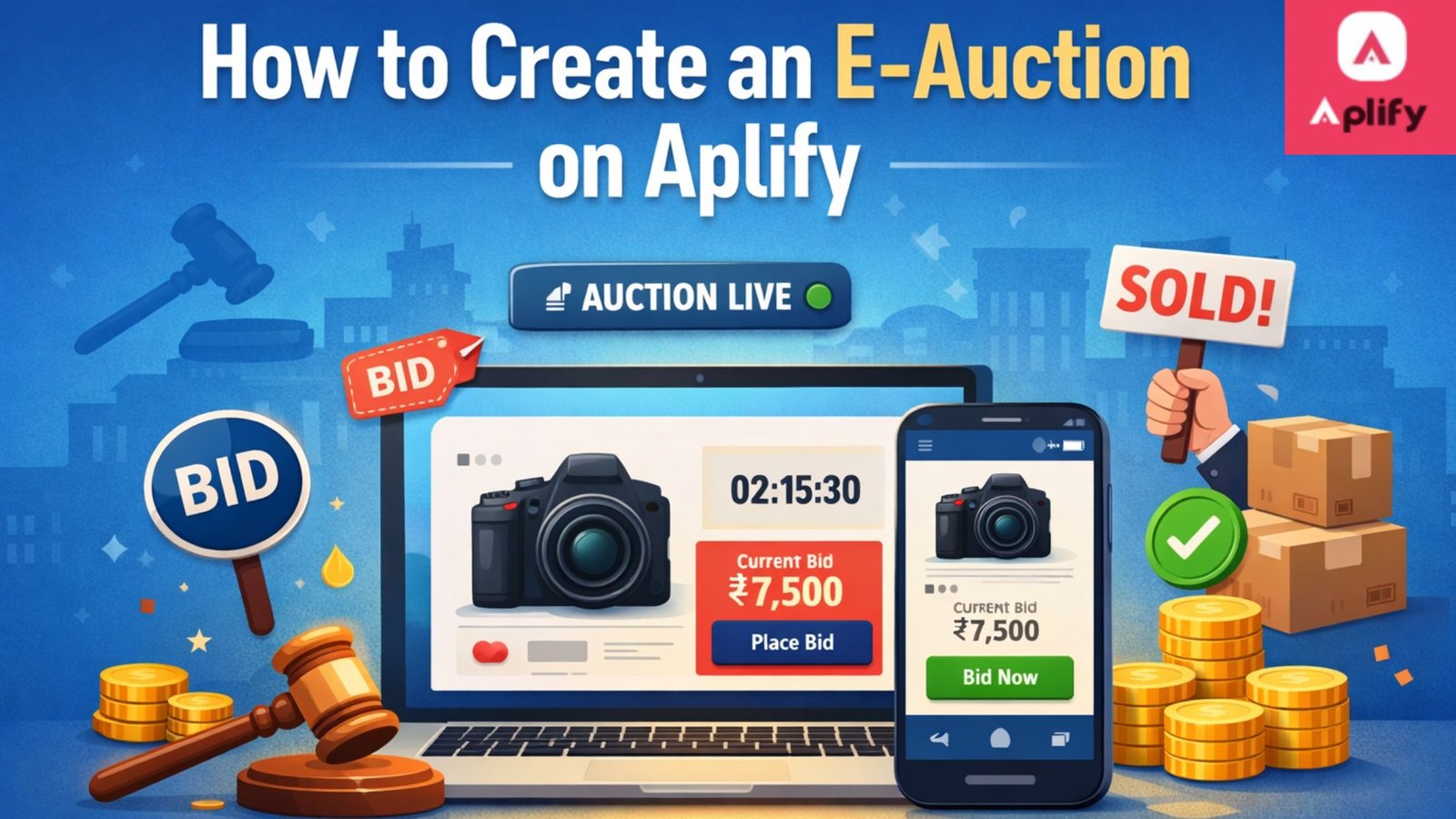 Create E-Auction on Aplify | Step-by-Step Online Auction Guide