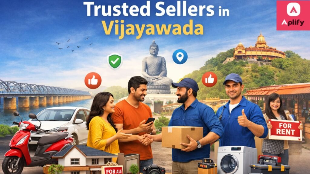 Local sellers in Vijayawada offering local products, rentals, and services through a community marketplace