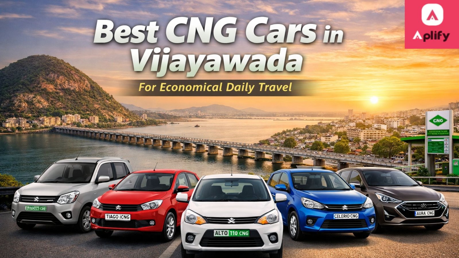 Best CNG cars in Vijayawada for economical daily travel with popular models on city roads